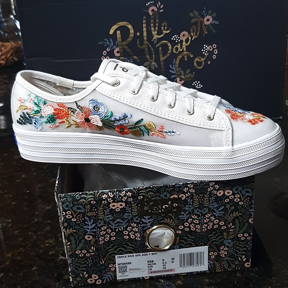 Keds X Rifle Paper Co. Platform Sneaker